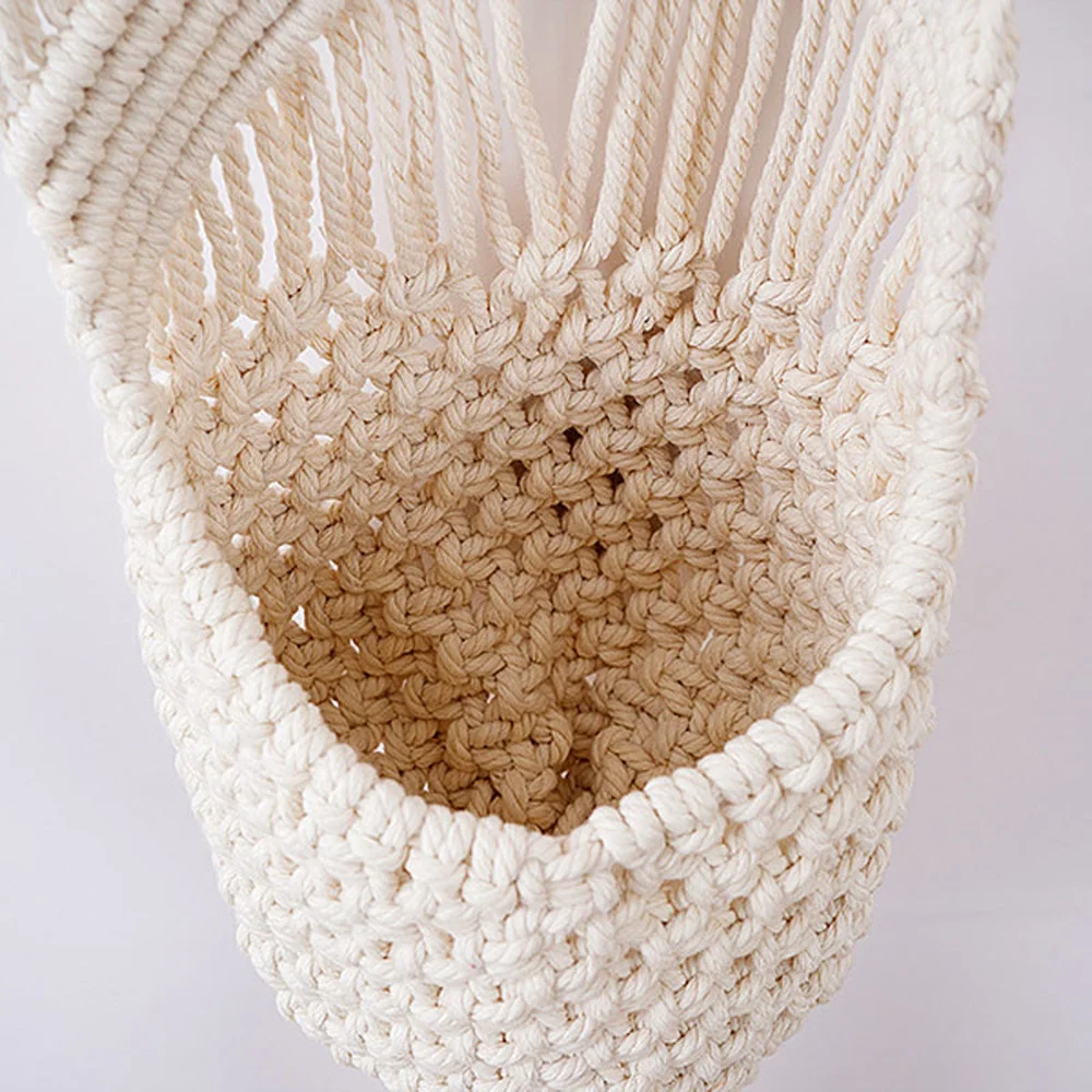 DIY Ручная работа кисточка гобелен из макраме настенная подвесная полка фрукты