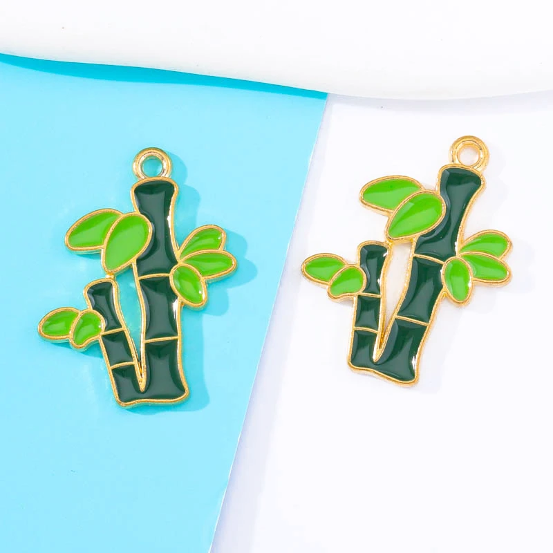 20 шт. эмалированные бамбуковые украшения для подвесок |