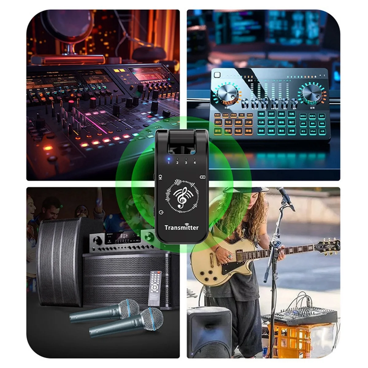 Беспроводная система передачи данных Ушного монитора Передатчик плюс Приемник