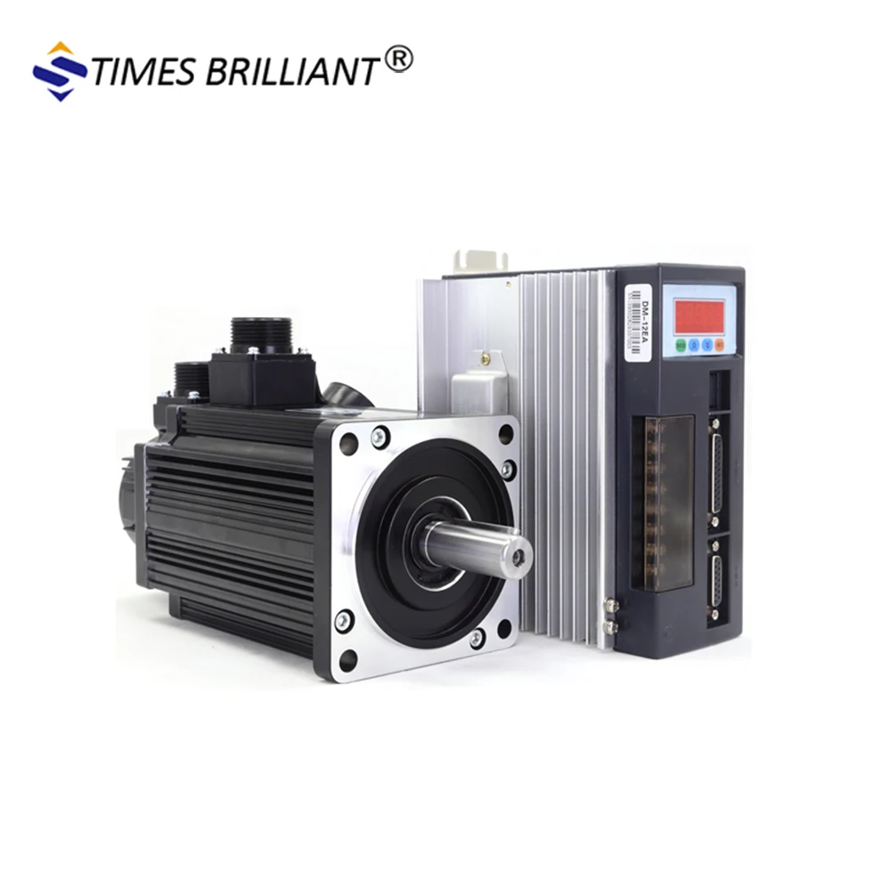 

China Motor 220v 130mm 2.3Kw 15Nm 1500rpm Servo Motor With 3m Cable And Driver Cnc Servo Motor Kit