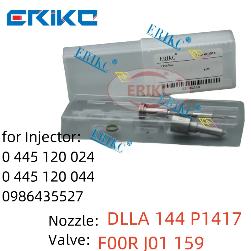 Дизельные комплекты форсунок Common Rail F00R J01 159 форсунка DLLA144P1417 клапан F00RJ01159 для