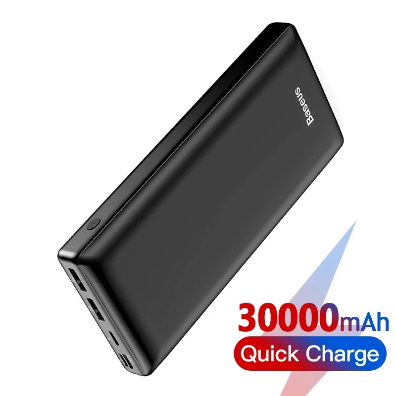 

Baseus Power Bank 30000mAh QC PD 3.0 USB C Fast Charging Powerbank Portable External Battery Charger Poverbank For iPhone Xiaomi