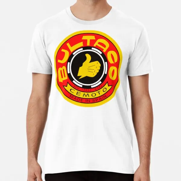 

Футболка Bultaco с логотипом мотоцикла для Gilera HONDA Jawa BMW Bimota Benelli Ghezzi