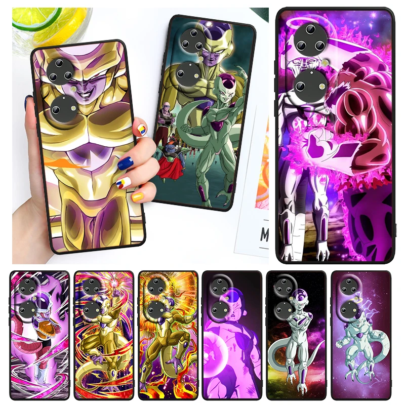 

Dragon Ball Frieza Goku For Huawei P50 P40 P30 P20 Pro Plus P10 P9 P8 Lite 2019 2017 RU E Mini Black Funda Capa Phone Case
