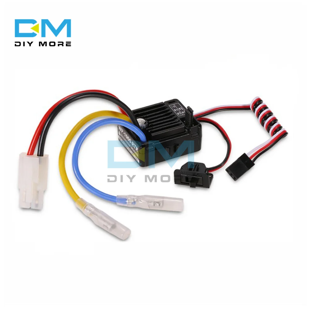 

WP-1060-RTR 60A матовый электронный регулятор скорости RTR CX10, модель автомобиля для скалолазания, модель корабля, щетка, регулирование мощности