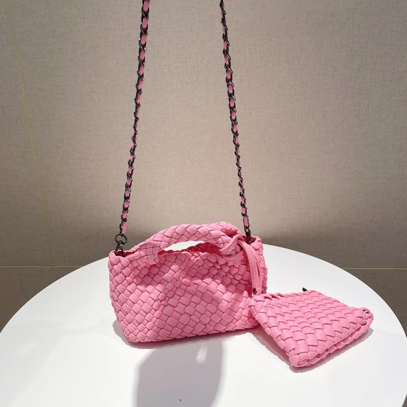 

Маленькая и изысканная сумка ручной работы, Милая мини-сумка для женщин, корзина для овощей, сумка на плечо, однотонные сумки через плечо