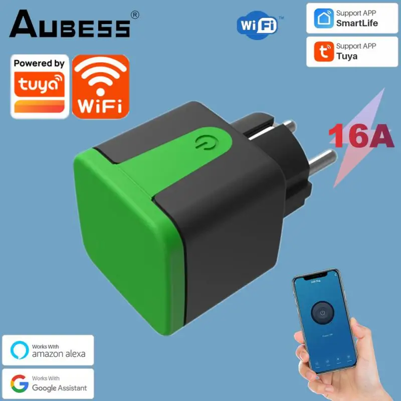 

Смарт-розетка Tuya, 16 А, с поддержкой Wi-Fi