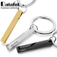 Брелок на ключи с гравировкой, можно нанести надпись на 1/2/3/4 грани#1