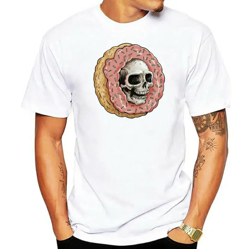

Jammy Doughnut Tattoo T Shirt - Save Our Souls - Ethically Sourced - DTG Cool Casual pride t shirt men Unisex Fashion