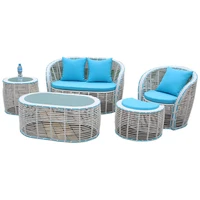 teng chair outdoor rattan sofa coffee table combination creative rattan outdoor patio balcony rattan furniture custom