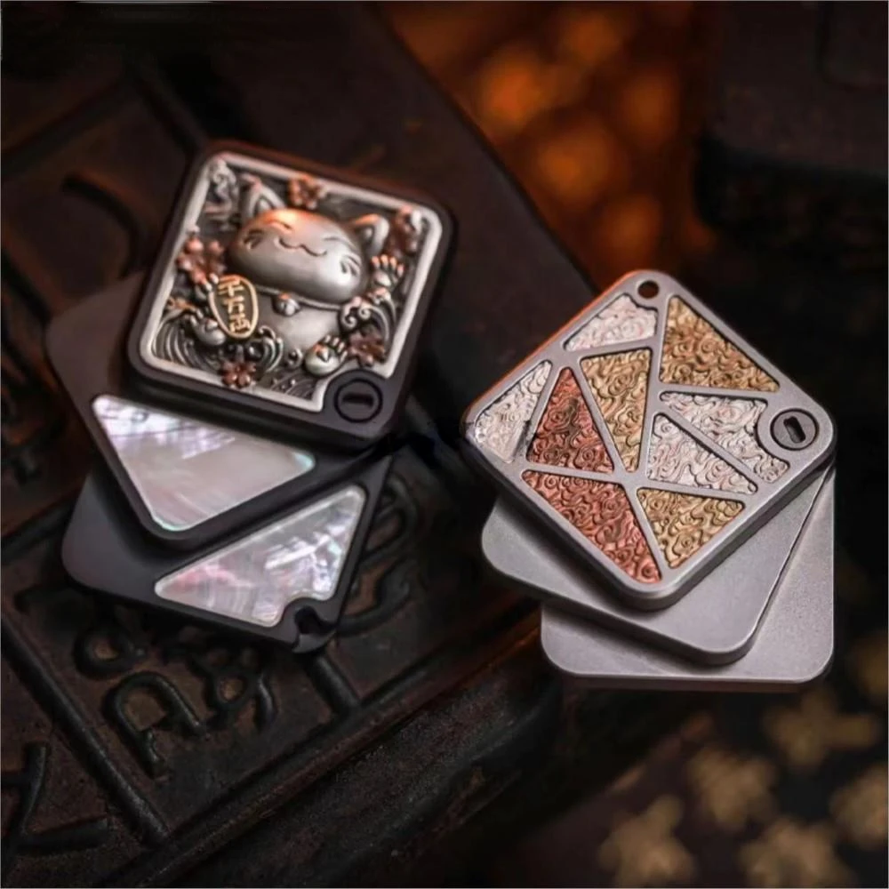 

MOT & HERO нажимной слайдер, новинка, трехшариковый боковой нажимной сменный патч, строительный металлический фиджет-слайдер