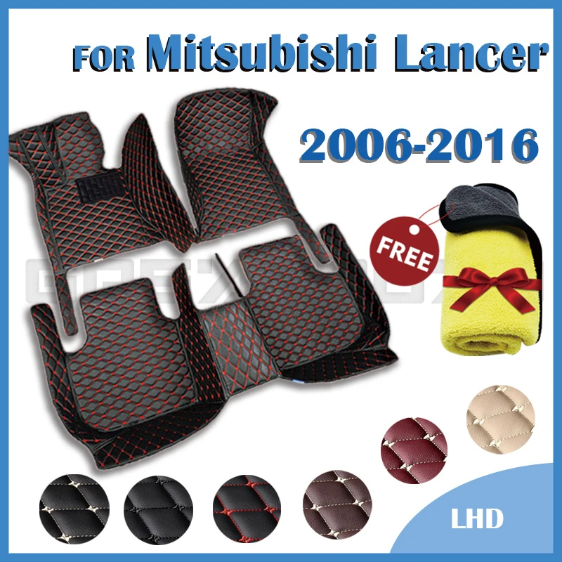 

Автомобильные коврики для Mitsubishi Lancer 2006 2007 2008 2009 2010 2011 2012 2013 2014 2015 2016, автомобильные накладки на ножки, аксессуары для интерьера