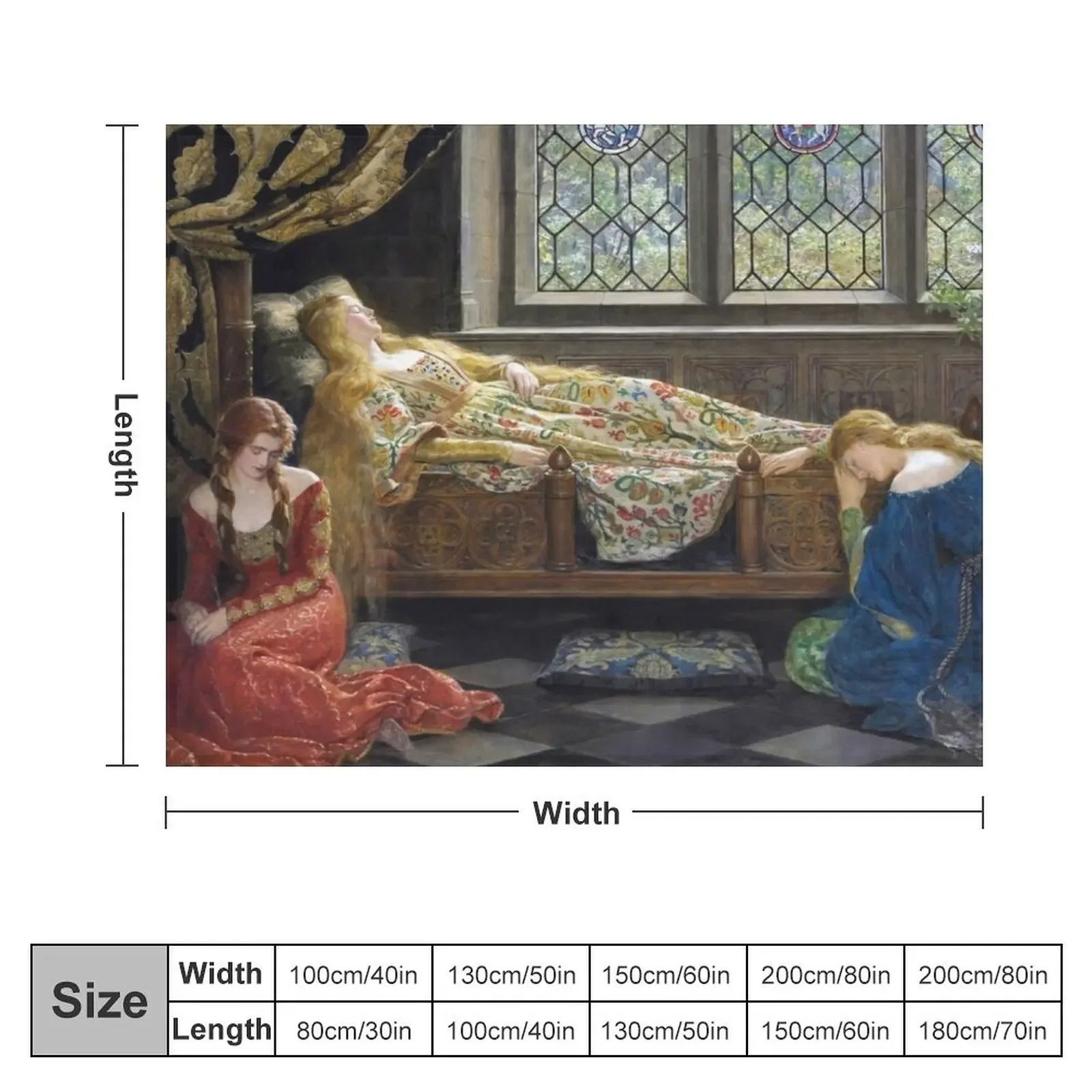 Спальная красавица-Джон колье-1921 роскошное покрывало мягкое большое одеяло