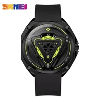 skmei new fashion silicone bracelet quartz wristwatches for mens waterproof male clock watch relogio masculino reloj hombre
