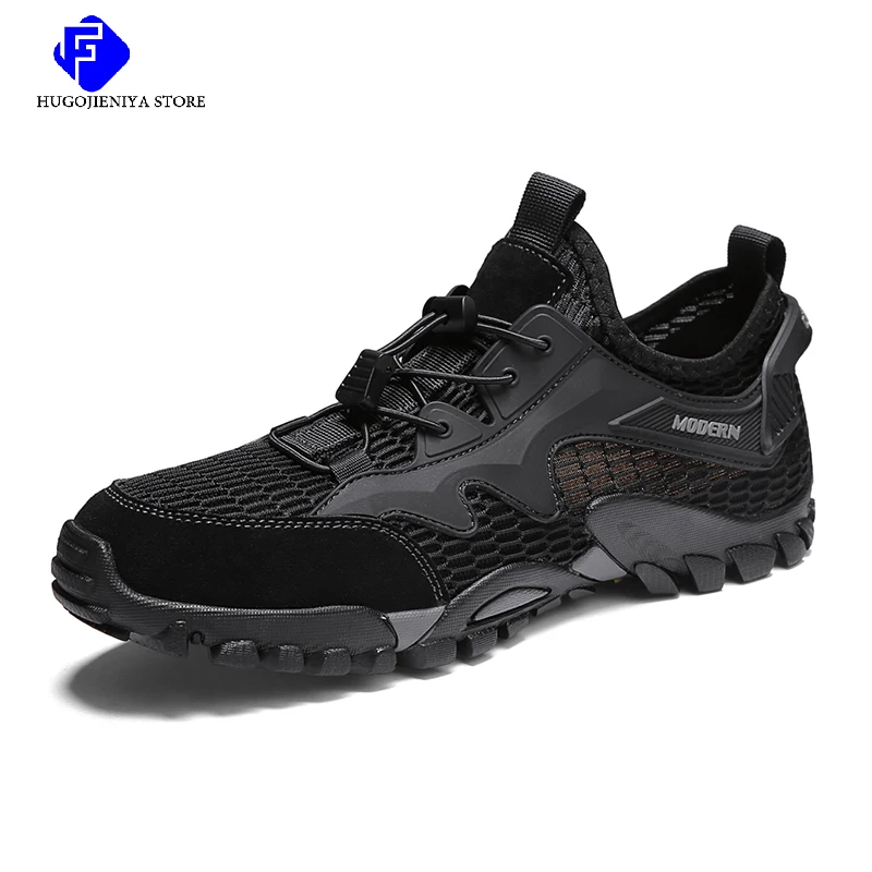 

Men's Casual Shoes Summer Breathable Mesh Sneakers Rubber Sole Non-Slip Men's Walking Shoes Outdoor Fashion Men Shoes Big Size