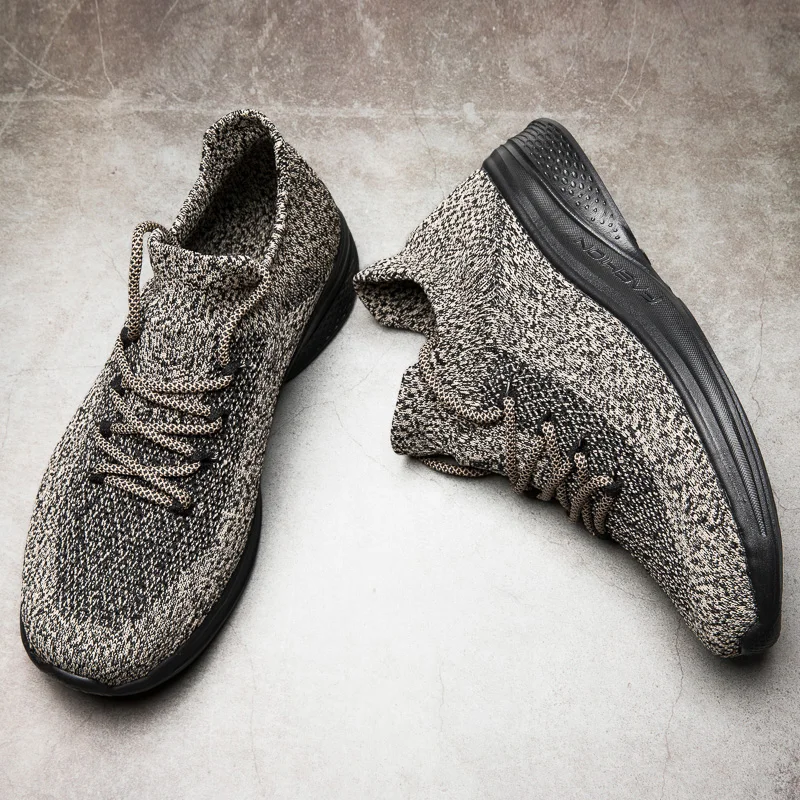 Fashion Sneakers for Men Breathable Mesh Casual  Trend  Leisure Sports Shoes Zapatillas Deportiva Flat Walking Shoes