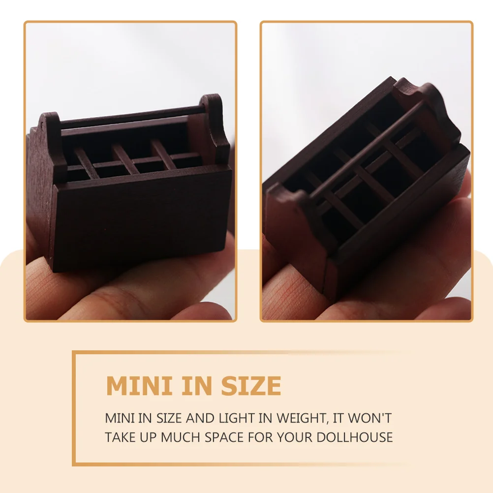 2 шт. мини-ящик для инструментов ящик дома аксессуары орнамент декор деревянное