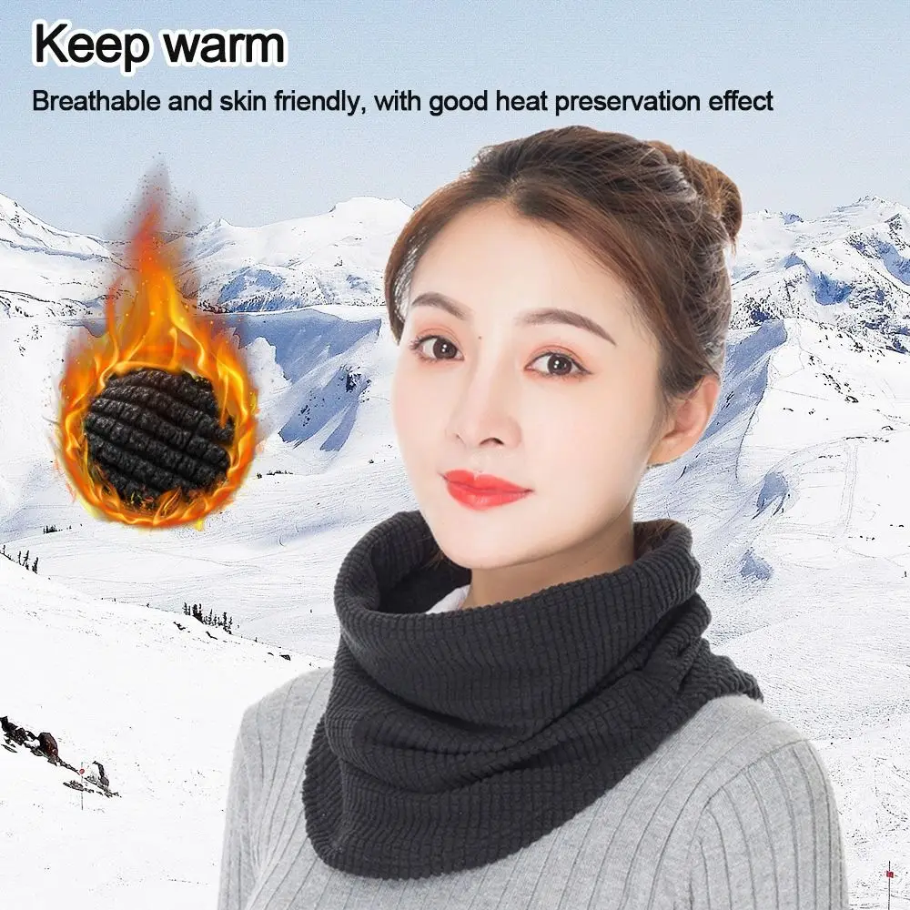 

Мягкий ветрозащитный воротник шарф плюшевый шейный теплый шейный чехол Защита для шеи спортивный шарф для верховой езды