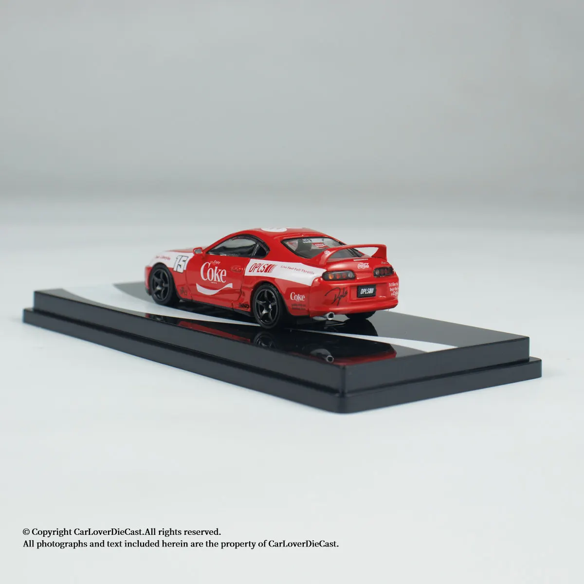Фото Модель гоночного автомобиля INNO Diecast в масштабе 1/64: Toyota Supra A80, литая под давлением, из сплава, лимитированная серия для Гонконга №3