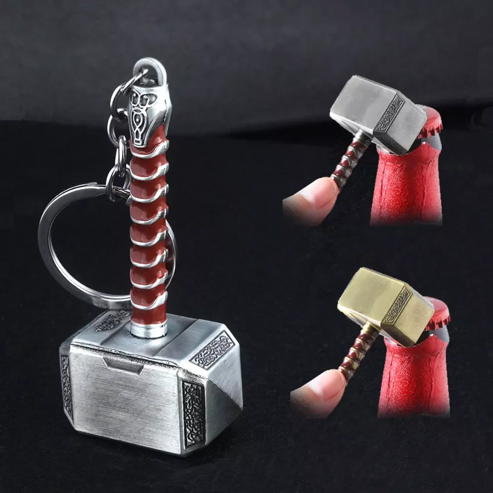 

Beer Bottle Openers Multifunction Hammer of Thor Shaped Beer Bottle Opener with Long Handle Bottler Hammer Opener Beer Tools