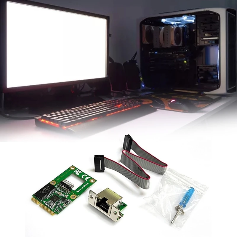 RTL8125B Mini Pcie 2.5Gigabit Ethernet Card Настольная сетевая карта с мягкой маршрутизацией