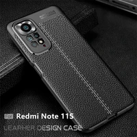 for xiaomi redmi note 11s case for redmi note 11s cover capas shockproof bumper tpu soft leather for fundas redmi note 11s cover