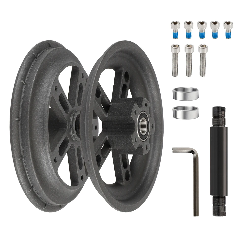 

8.5 Inch Electric Scooter Split Wheel Hub Aluminum Alloy Rear Wheel Rims Solid Tire Modification Accessories Compatible PRO/PRO2