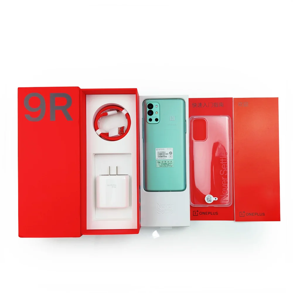 oneplus 9r 5g smartphone global rom 6 55 120hz fluid amoled snapdragon 870 65w fast charge 4500mah support ota and nfc free global shipping
