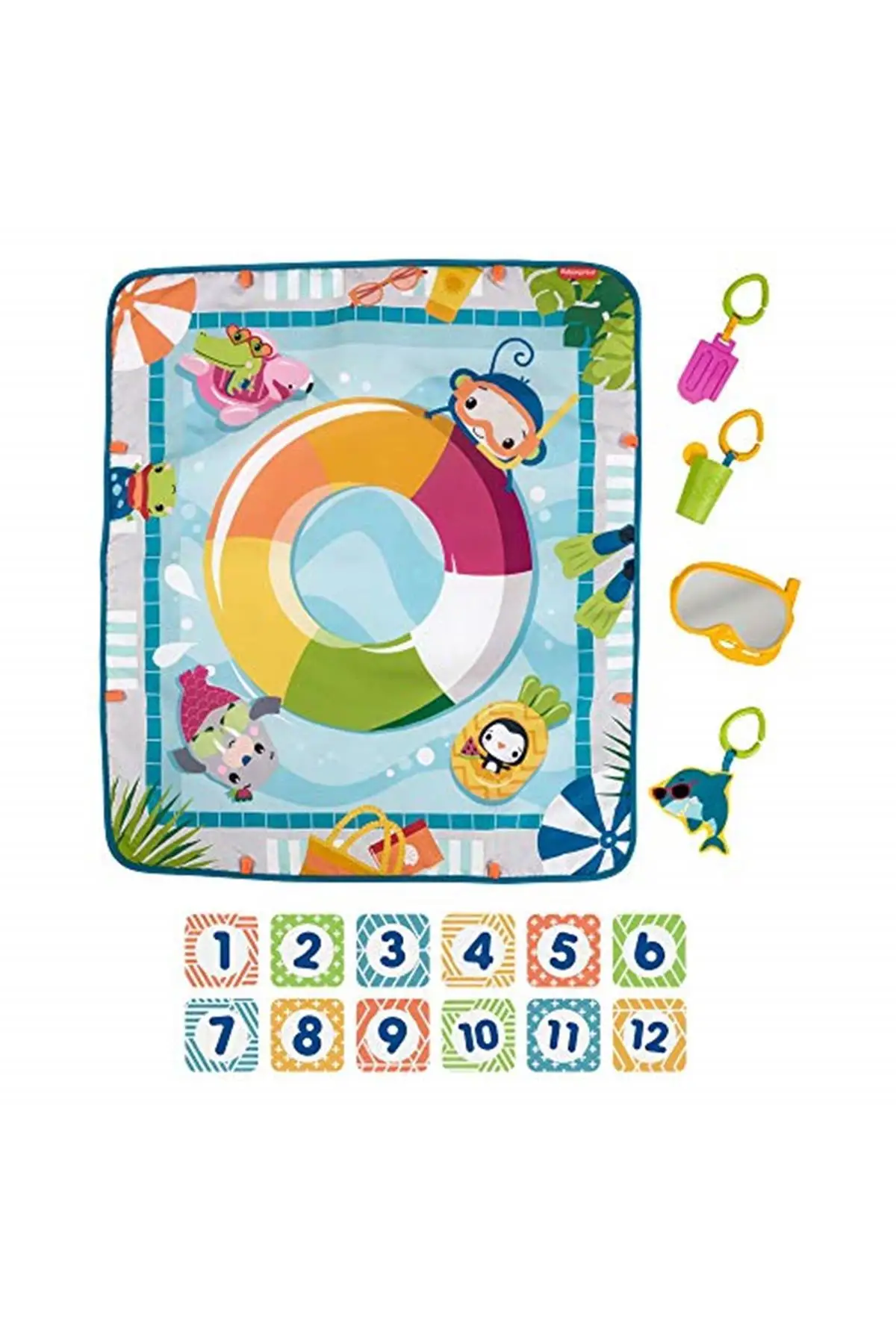 

Brand: Fisher-Price Pool Arbitrary Play Mat, Multi-Color, Quirky Play Mats, For Newborns