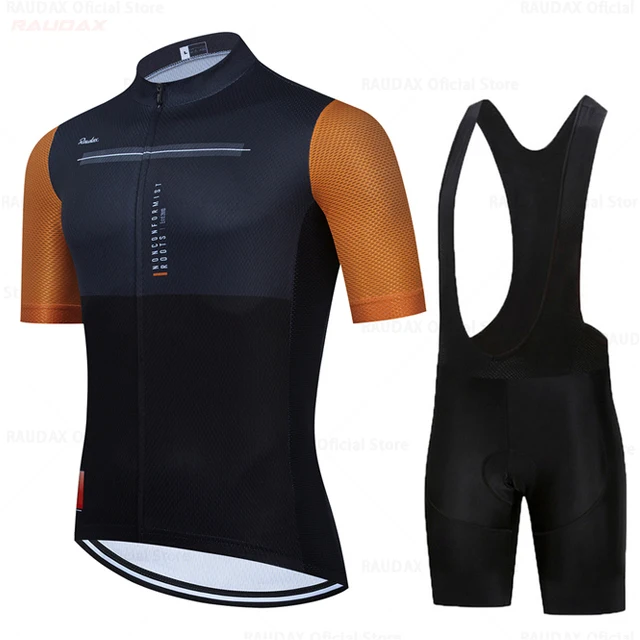 

Raudax Cycling Jersey Sets Men's Cycling Clothing Summer Short Sleeve MTB Bike Suit Bicycle Bike Clothes Ropa Ciclismo Hombre