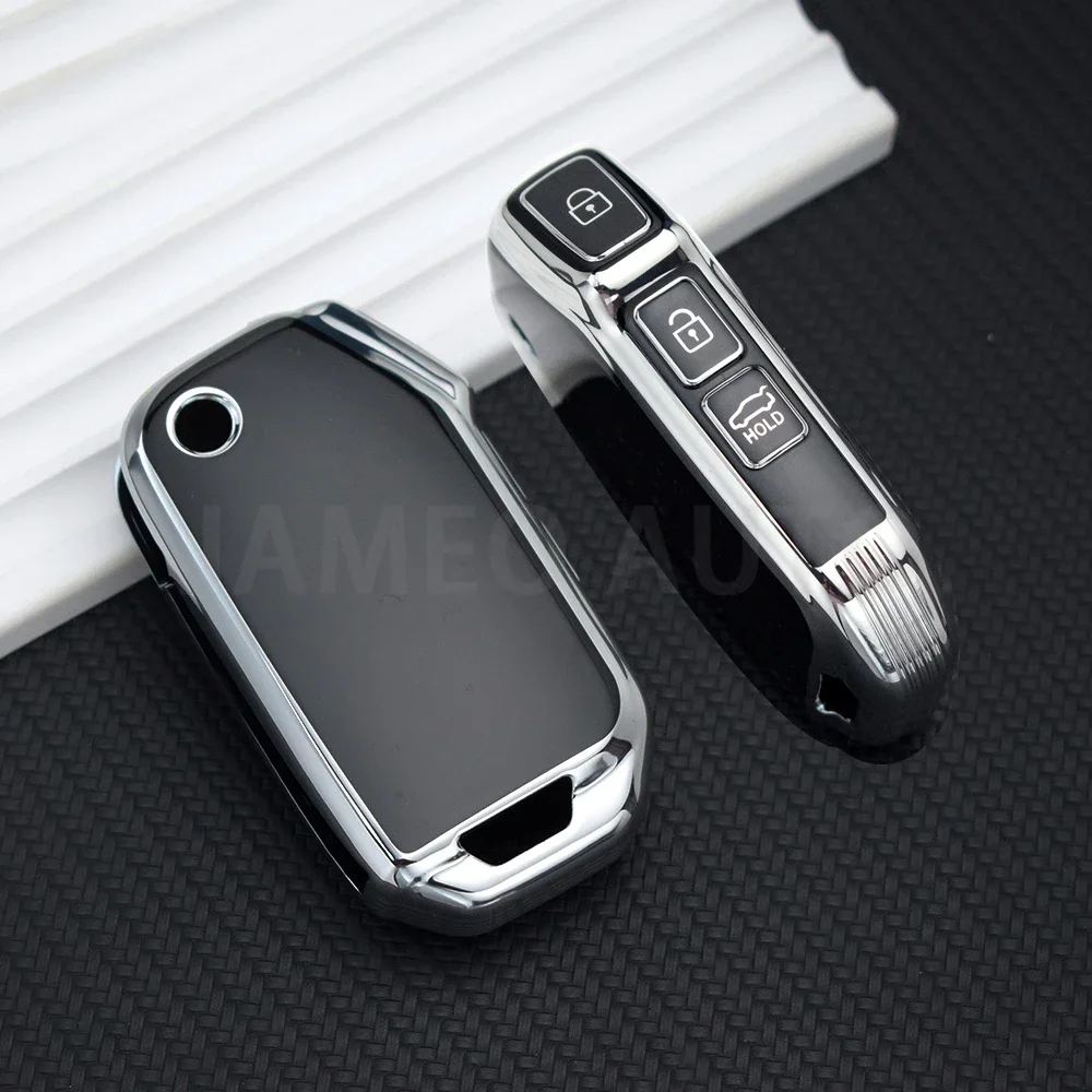 

Для Kia Sportage Ceed Xceed Sports K5 Seltos 2019 2020 2022 2023 ТПУ 3-кнопочный автомобильный откидной чехол для ключей, аксессуары