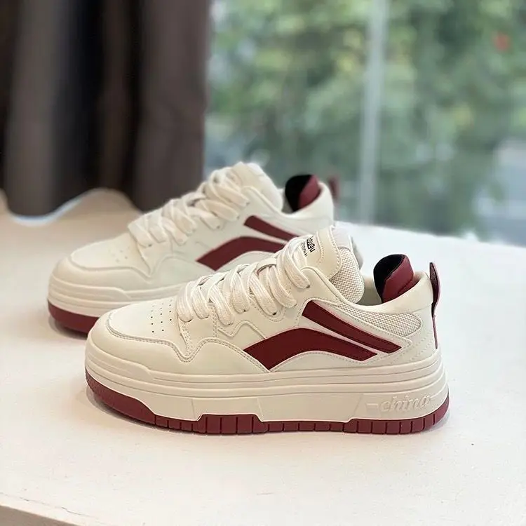 

2023 Spring New White Shoes Women's Korean-Style Sneakers Schoolgirl Casual Shoes Breathable Mesh Sneakers Antislip Board Shoes