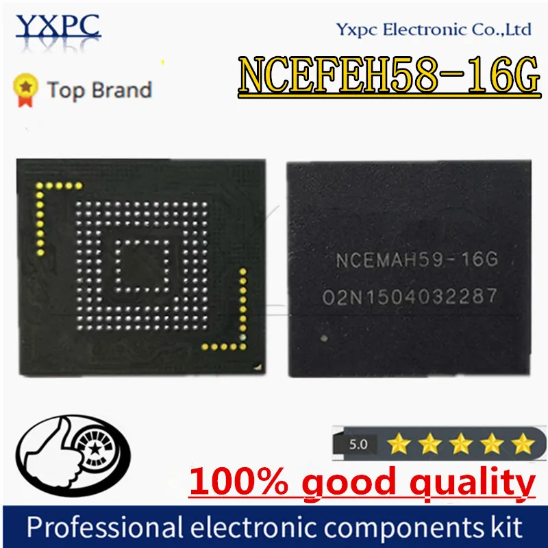 

NCEFEH58-16G NCEFEH58 16G EMMC 16GB Flash Memory IC Chipset with balls