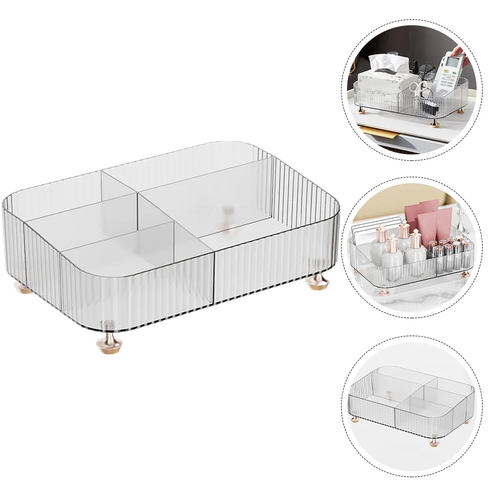 

Tray Drawer Traytop Organizer Vanity Organiser Brush Bathroom Toiletry The Pet Compartment Table Storage Drawers