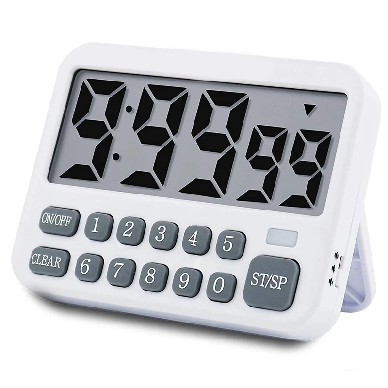 kitchen timer digital kitchen timer magnetic countdown timer with loud alarm big digits back stand for cooking classroom free global shipping
