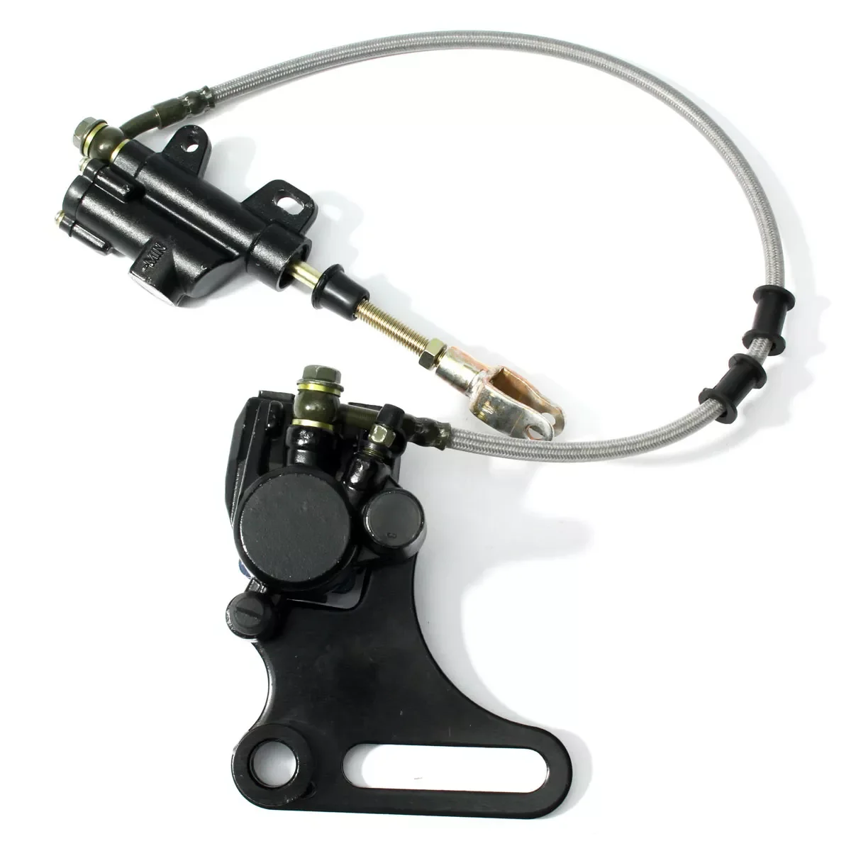 

15mm Rear Disc Brake System Caliper Pad For 125cc 140cc Pit Dirt Bike ATV Hydraulic Rear Brake Caliper