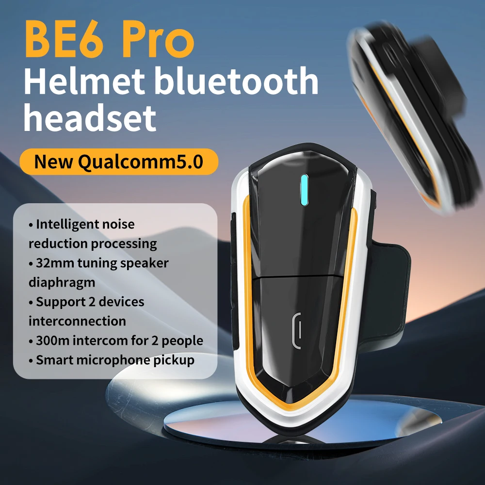 

NEWMotorcycle Accessories Helmet Intercom Bluetooth Headset For 2 Rider With FM Radio DSP Noice Reduction Handsfree Helmet Parts