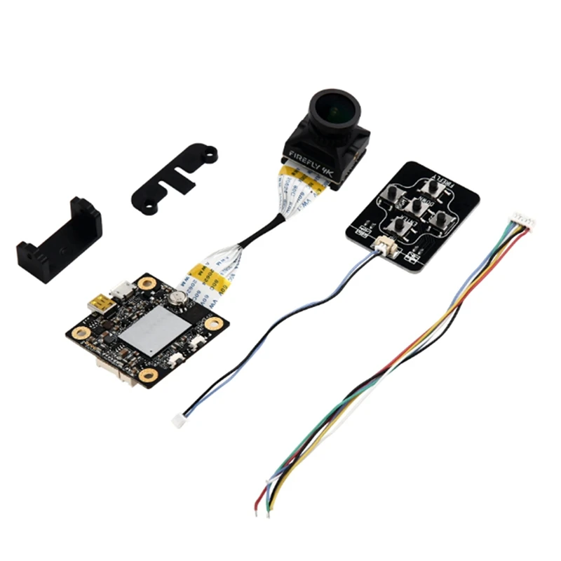 Для Hawkeye Firefly Split 4K V4 /Nakedcam FOV 170 DVR 7-24V Gyroflow Поддержка 8-64G Micro-SD для гоночного дрона Rc FPV