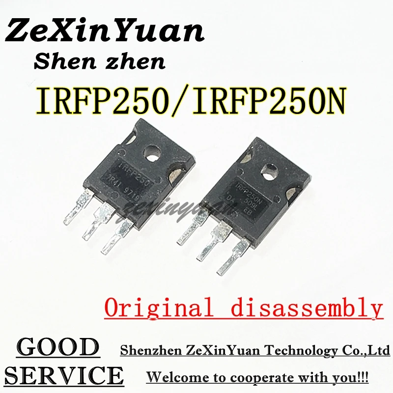 

10PCS- 100PCS IRFP250 IRFP250N IRFP250M MOS field effect transistor 200V/30A TO-247 Original disassembly