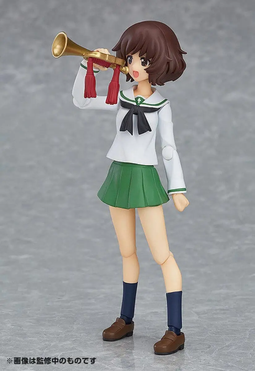 Фото Новая оригинальная фигурка GOOD SMILE Figma Yukari Akiyama из Girls und Panzer der Film, в наличии, модель в подарок №4