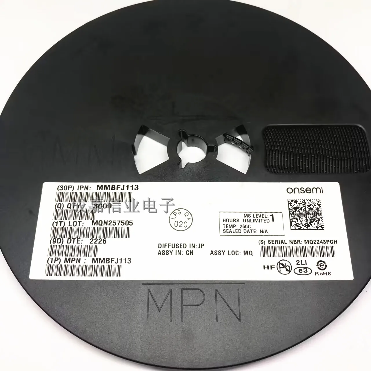 100 шт./лот MMBFJ113 SOT-23-3 Маркировка 6S JFET N-канальный переключатель Ом 350 мВт Рабочая