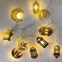 2022 ramadan decorations moon star led string lights eid mubarak decor for home islam muslim event party supplies eid al fitr de