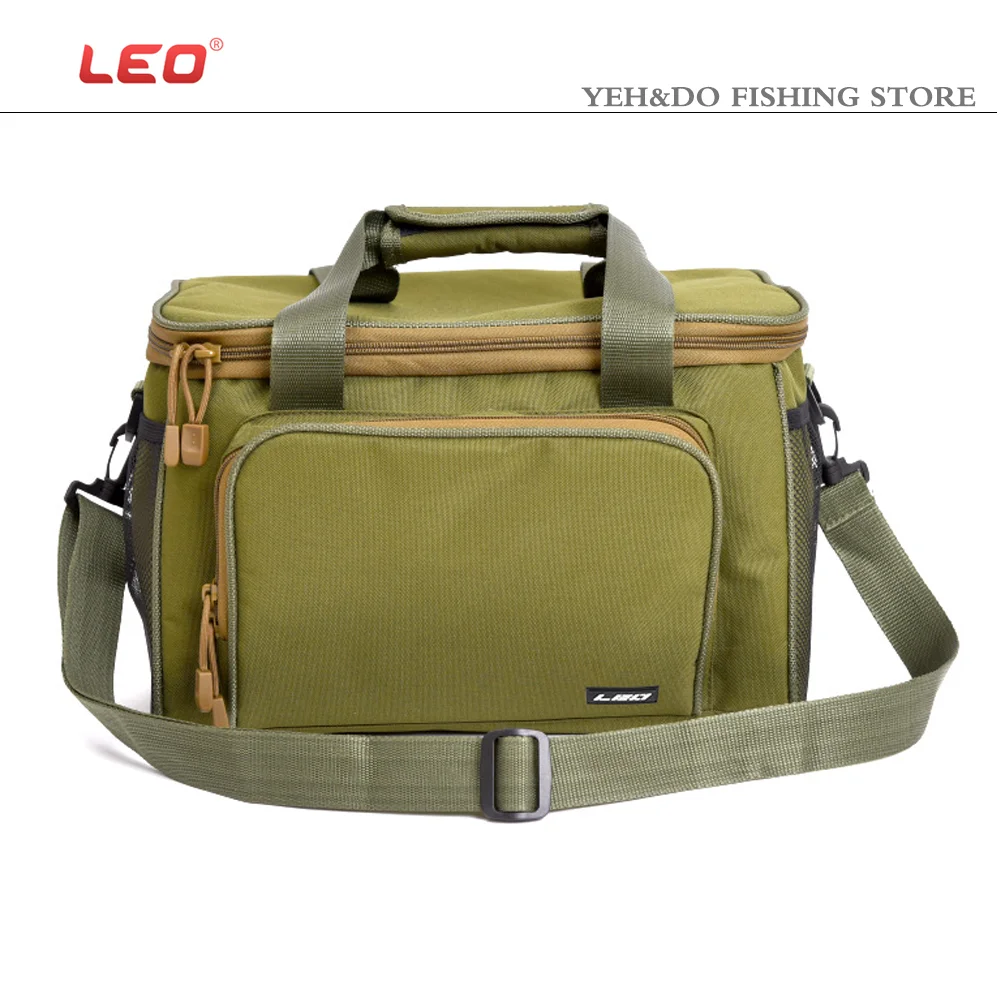 

LEO Canvas Shoulder Bag Handbag /Military Green Belt Bag /15L 36*23*22cm/Fine Art Tactic Bag /Sports Bag/Fishing Bag Fishing Kit