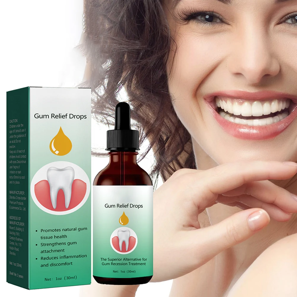 30ml Gums Repair Drops Inflammation Discomfort Reduces Teeth Liquid Oral Cleaning Gingival Repair Drops
