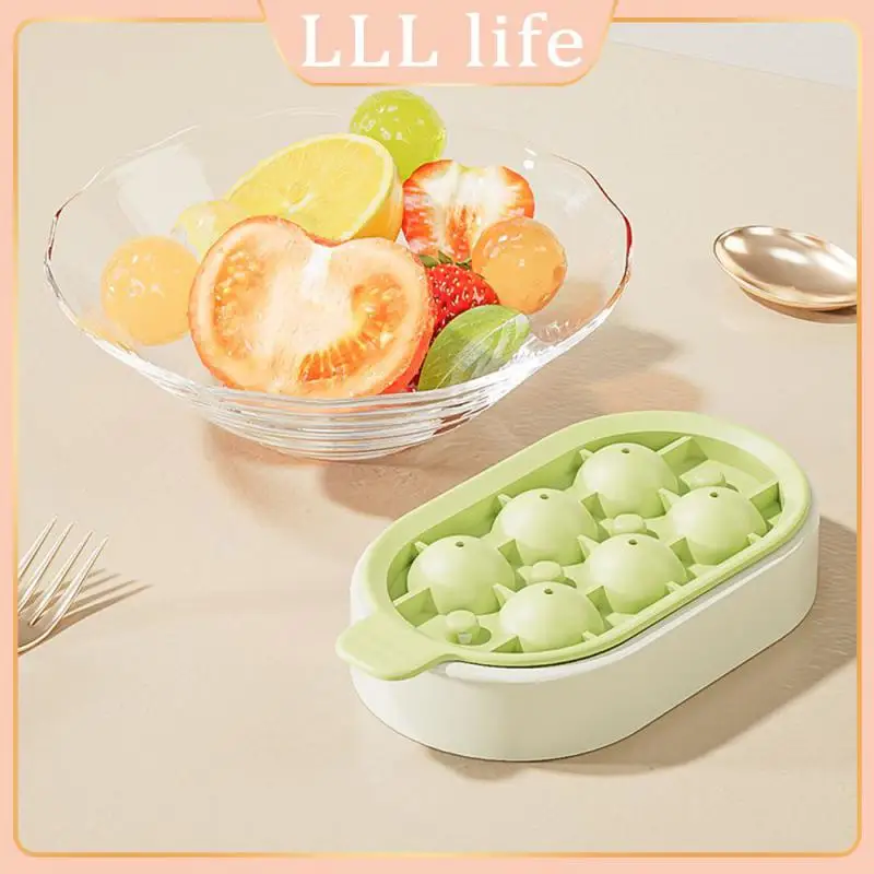 

Soft Bottom Easy Demoulding Mold Spherical Multi-layer Ice-tray Saving Space Hygienic Ice Lattice Ice Grinding Tool Silicone New