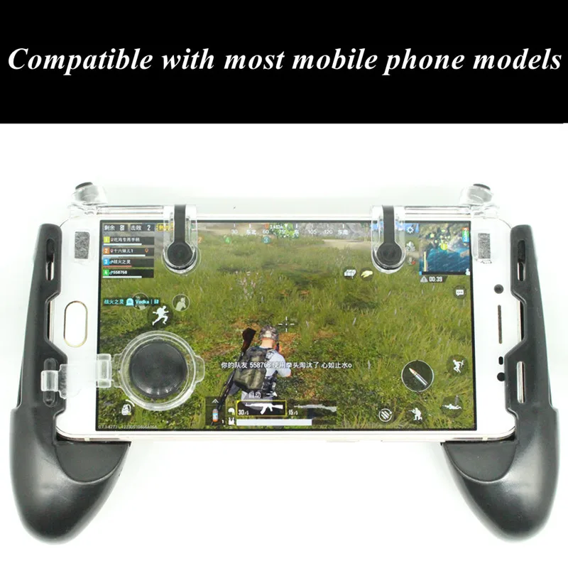 

Женский портативный геймпад, джойстик для PUBG, ручка триггера для стрельбы, для IOS, Android, игровой контроллер с подставкой