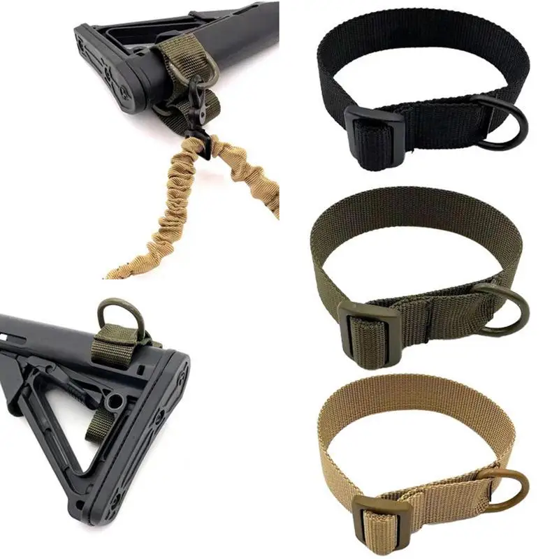 

TacticalMilitary Airsoft Tacticals ButtStock Sling Adapter Heavy Duty Rifles Stock Guns Strap Guns Rope Strapping Belt