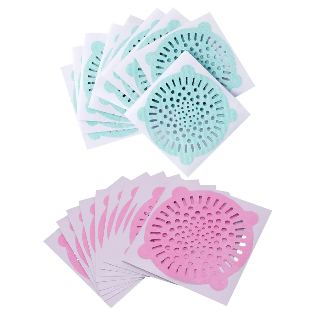 

Drain Hair Sticker Filter Floor Strainer Catcher Sink Stickers Shower Hole Cover Anti Blocking Filtering Disposable Bath Kitchen