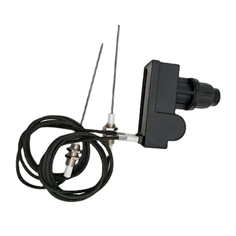 

AA Battery Two Exits Grill Igniter with Spark Plug Wire Length 1 Meters Long Fit Gas Grills Universal Electronic Igniter E8BE