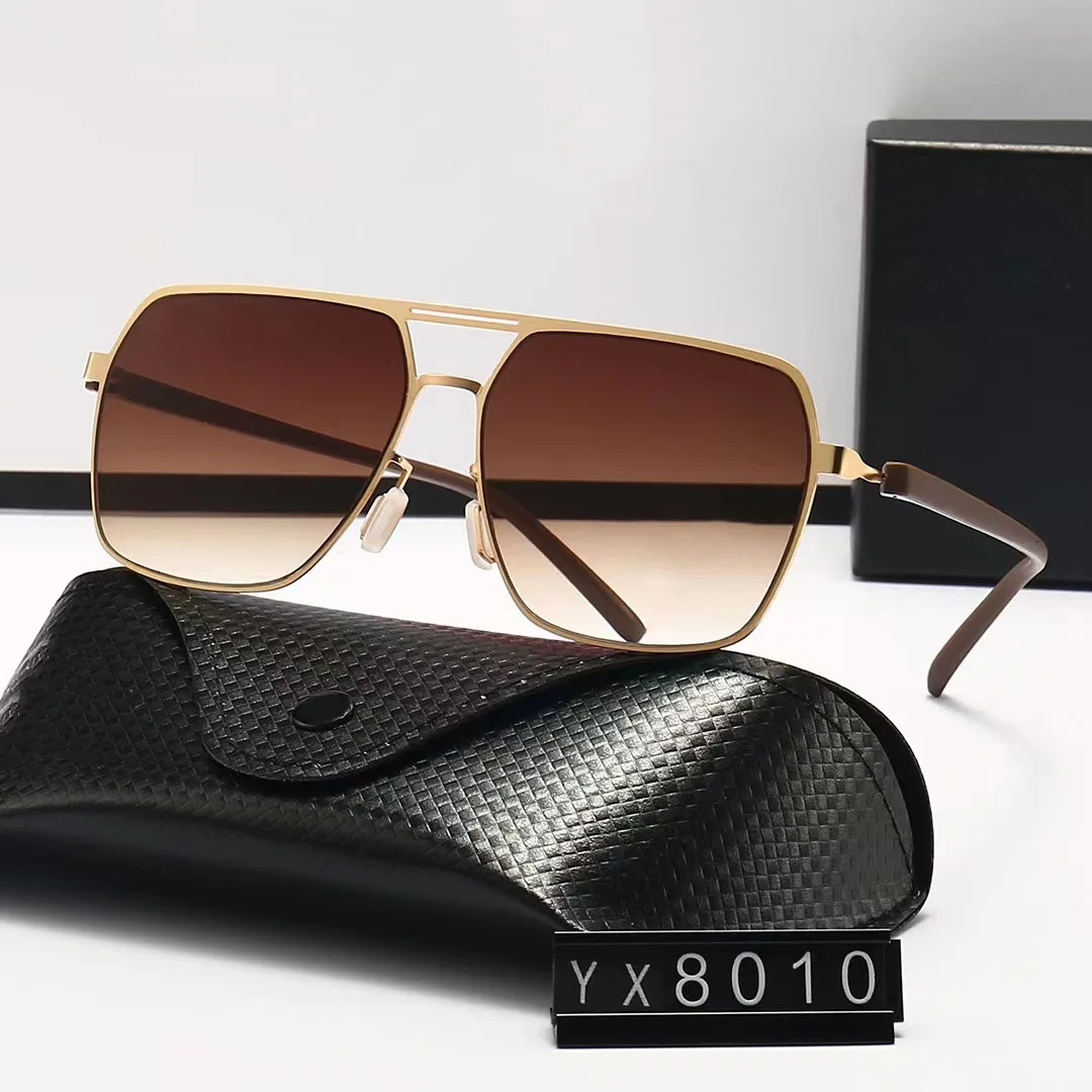 

2022 Original Brand Polarized Sunglasses Men Women Classic Vintage Square Glasses UV Protection Lens Driving Gafas De Sol 8010